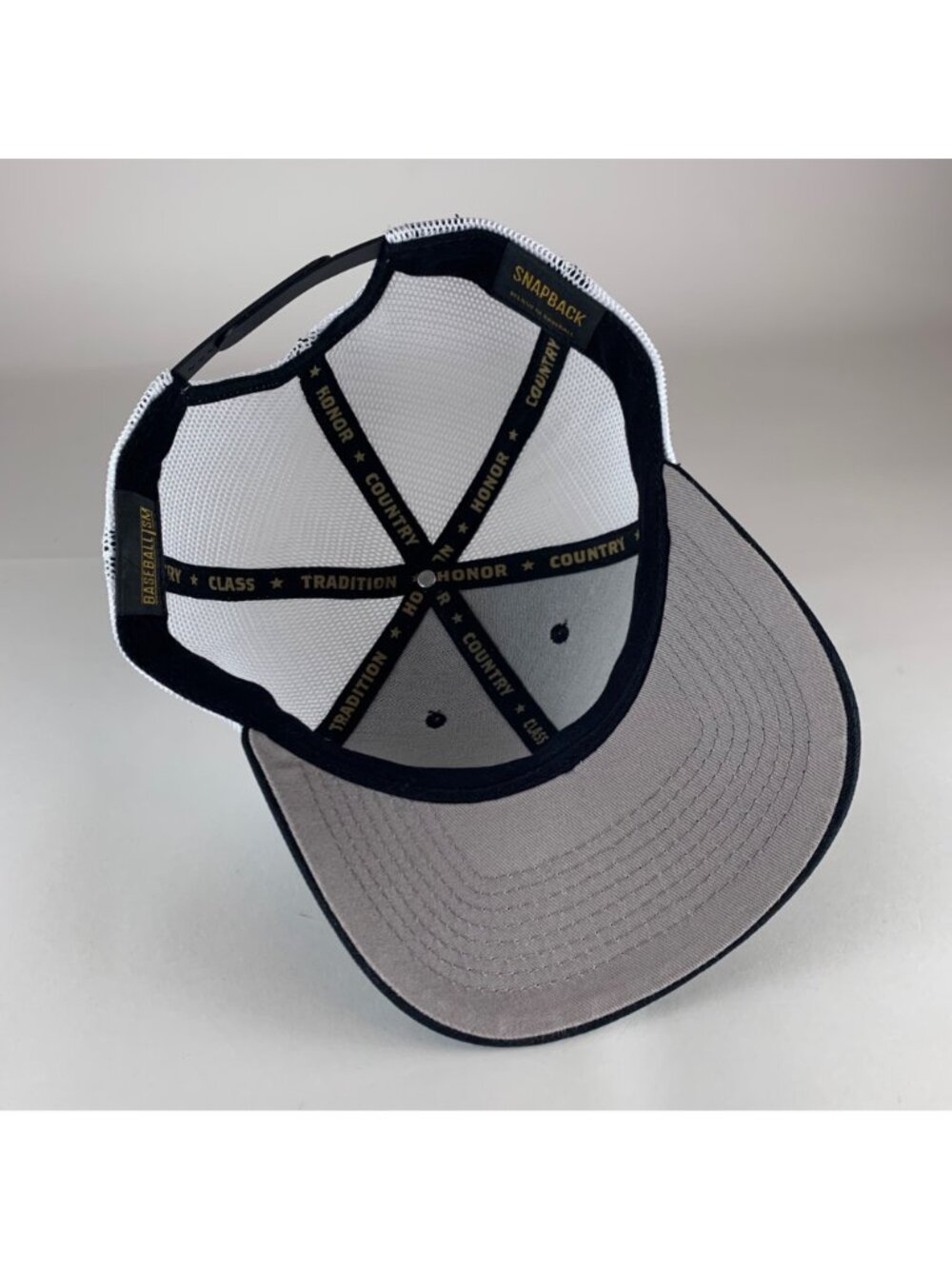 Baseballism Mens Black White Cactus Spring Training Snapback Trucker Hat - Picture 4 of 6